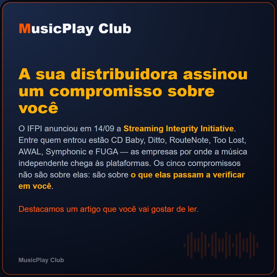 Slide 1 de 6 da edição